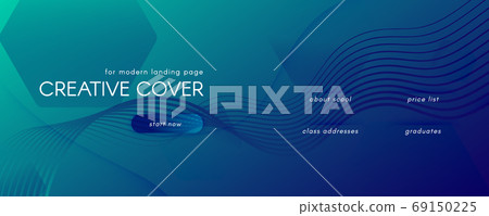 Dark Dynamic Wave. Fluid Abstract Layout. Color - Stock Illustration ...