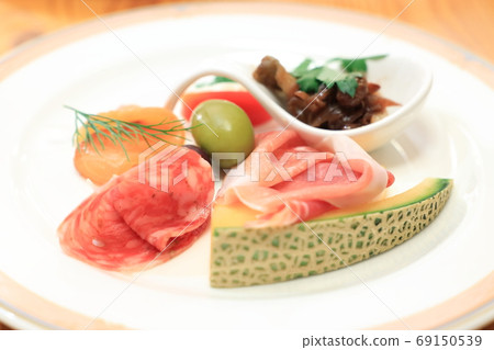 Delicious Italian appetizer platter Delicious Italian appetizer platter 69150539