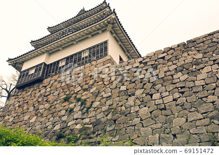 日本的100座大城堡/ Marugame城堡 日本的100座大城堡/ Marugame城堡 69151472