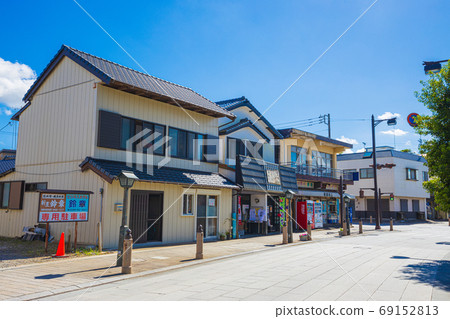 [茨城縣鹿島市]鹿島神社附近的城市景觀 69152813