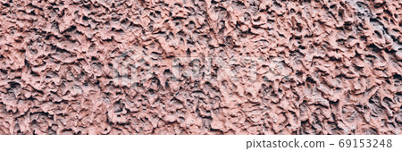 Pink Structural plaster of an aincient building 69153248