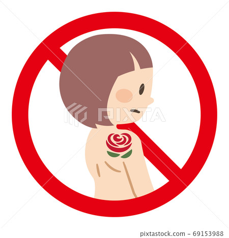 Tattoo and tattoo prohibited marks Tattoo and tattoo prohibited marks 69153988