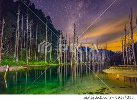 台灣高山湖泊-水漾森林 星空銀河 台灣高山湖泊-水漾森林 星空銀河 69154335