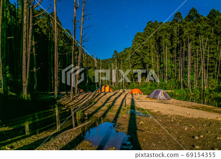 台灣高山湖泊-水漾森林 星空銀河 69154355