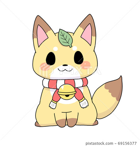 Leaves and foxes 69156377