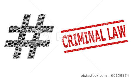 Jail Mosaic of Jail Icons and Textured Criminal Law Seal Stamp Jail Mosaic of Jail Icons and Textured Criminal Law Seal Stamp 69159574