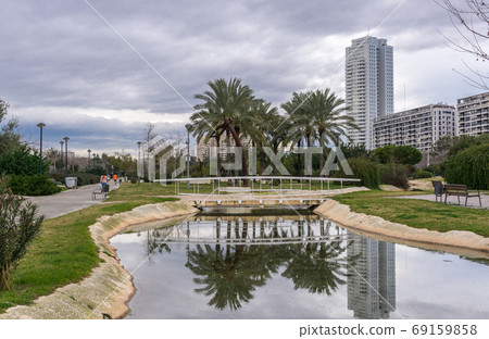 Turia River gardens Jardin del , leisure and sport area, Valencia, Spain Turia River gardens Jardin del , leisure and sport area, Valencia, Spain 69159858
