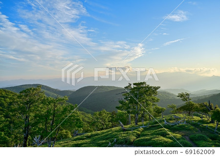 從西嶽日岳嶽山頂看的織田原的風景@奈良 69162009
