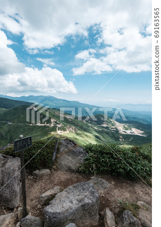 Kenashi Pass的風景（Gafu山上Kenashi Pass和Kogushi硫磺礦遺蹟的景色） 69163565