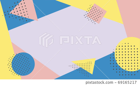 Pop geometric background Pop geometric background 69165217
