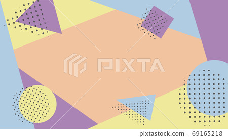 Pop geometric background 69165218