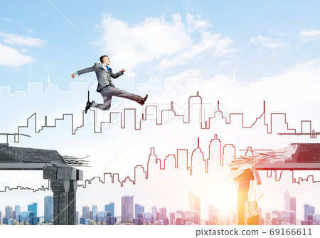 Problem and difficulties overcoming concept. Problem and difficulties overcoming concept. 69166611