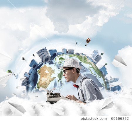Creative inspiration of young writer. Creative inspiration of young writer. 69166822