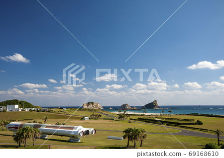來自世界上最美麗發射場的種子島航天中心的竹崎海岸 來自世界上最美麗發射場的種子島航天中心的竹崎海岸 69168610