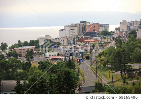 Lake Toya hot spring town (Hokkaido Toyako Town) 69169490