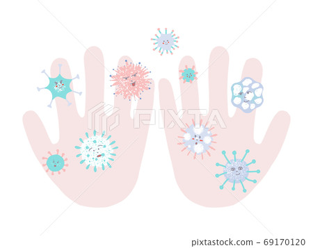 Hand and virus Hand and virus 69170120