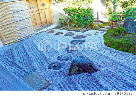 [京都]大德寺瑞鳳院的秋天，在佐久後方的寧靜花園 69170182