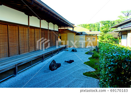 [京都]大德寺瑞鳳院的秋天，北條後面的一個安靜的花園 69170183