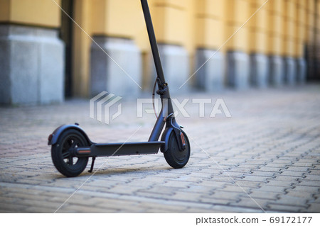 Eco friendly transport electro scooter city transport ride Eco friendly transport electro scooter city transport ride 69172177
