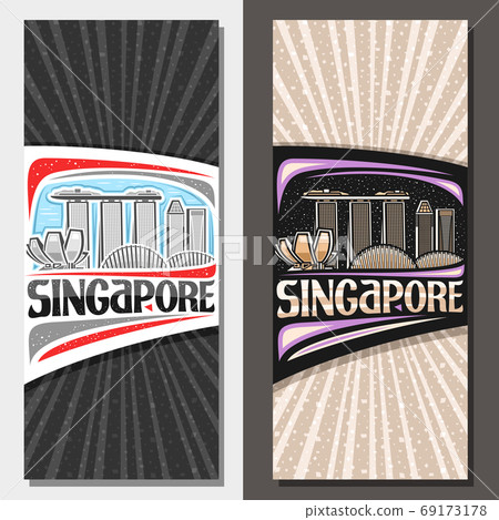 Vector layouts for Singapore 69173178