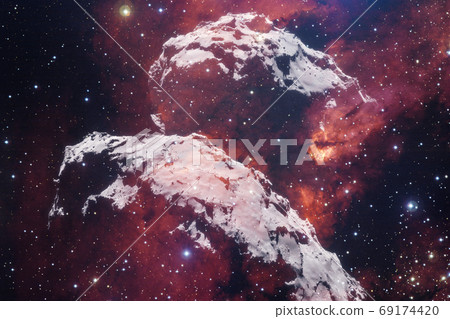 Comet 67P Churyumov-Gerasimenko. Elements of this image furnished by NASA Comet 67P Churyumov-Gerasimenko. Elements of this image furnished by NASA 69174420