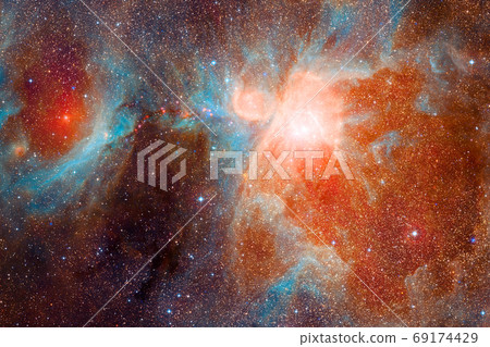 Deep space. Elements of this image furnished by NASA Deep space. Elements of this image furnished by NASA 69174429