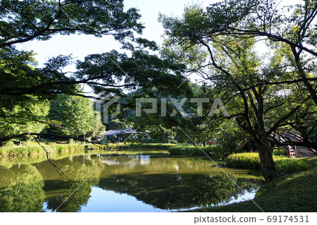 The summer of a famous temple associated with Hojo, who holds the Kamakura Shogunate The summer of a famous temple associated with Hojo, who holds the Kamakura Shogunate 69174531