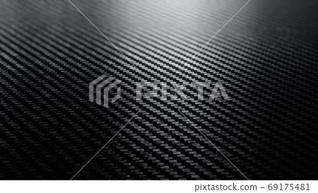 Carbon fiber black pattern background 69175481