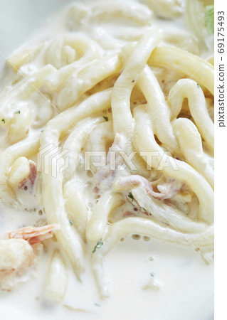 Korean original dish Cream Noodle Toppogi Korean original dish Cream Noodle Toppogi 69175493