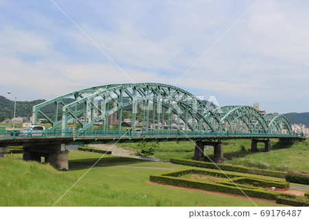 Nakahashi over the Watarase River in Ashikaga City 69176487