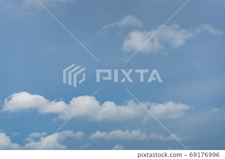 Blue sky with white clouds, blue sky background, copy space Blue sky with white clouds, blue sky background, copy space 69176996