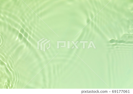 green transparent clear water surface texture summer background 69177061