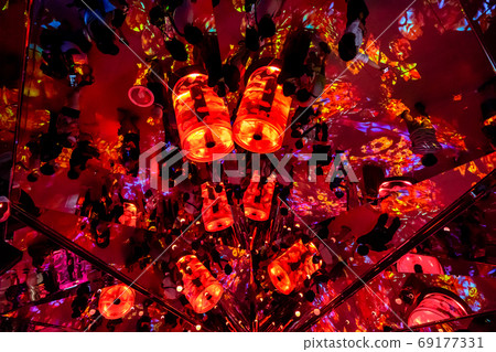 Taoyuan, Taiwan - Sep. 02, 2020: New-opened aquarium - Xpark building, popular landmark of Taoyuan Qingpu. 69177331