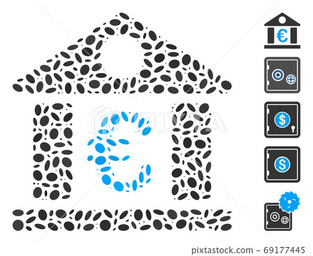 Dotted Collage Euro Bank Museum Dotted Collage Euro Bank Museum 69177445