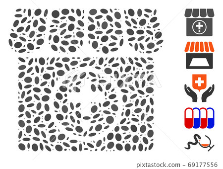 Ellipse Mosaic Drugstore Ellipse Mosaic Drugstore 69177556