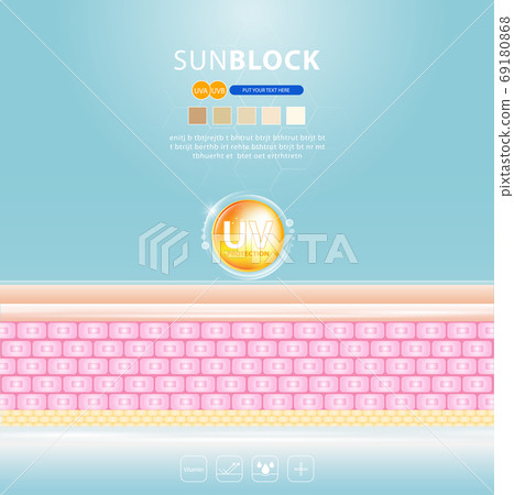 serum and vitamin background concept skin care cosmetics solution vector design. 69180868