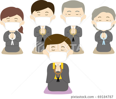 Yomi sutra priest monk hair mask 69184787