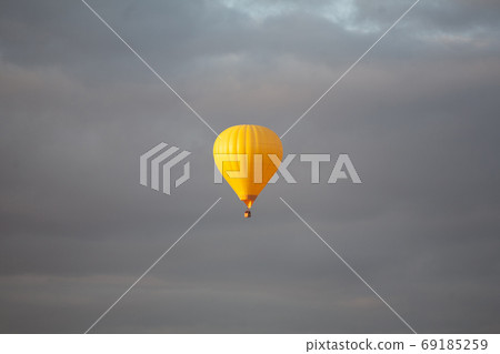 Colorful hot air balloon in sky Colorful hot air balloon in sky 69185259