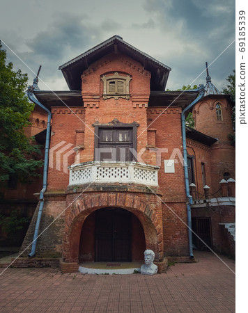 The Hunting Castle facade, Manuc Bei mansion, architectural, cul The Hunting Castle facade, Manuc Bei mansion, architectural, cul 69185339