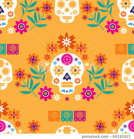Skull pattern 43 69185821