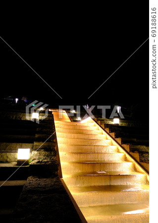 伊香保溫泉的夜景 伊香保溫泉的夜景 69188616