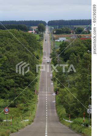 Hokkaido Koshimizu heaven road goal point Hokkaido Koshimizu heaven road goal point 69190899