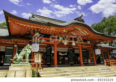 Kobe Ikuta Shrine Haiden, Kobe City, Hyogo Prefecture Kobe Ikuta Shrine Haiden, Kobe City, Hyogo Prefecture 69191029