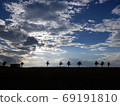 Hokkaido Memanbetsu Marchen Hill Blue Sky 69191810