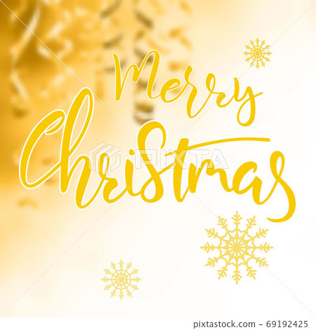 Merry Christmas greetings card Merry Christmas greetings card 69192425