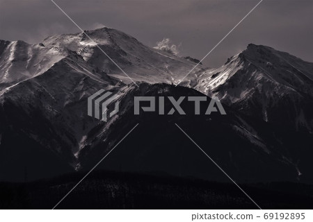 Suzuran Kogen, Ontake winter landscape dawn Suzuran Kogen, Ontake winter landscape dawn 69192895