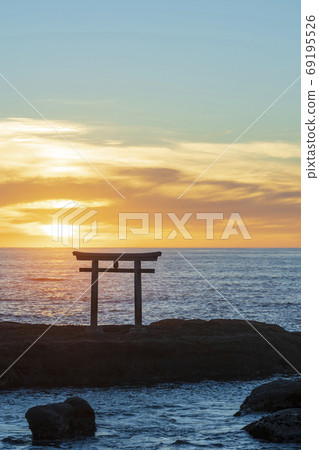 Ohoro Isso Shrine torii of Kamiso 69195526