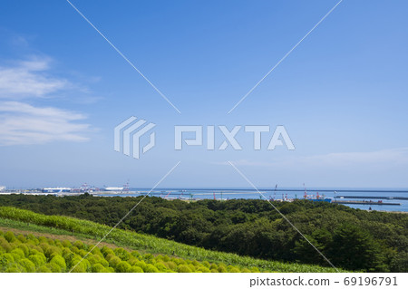 Hitachinaka Port seen from National Hitachi Seaside Park 69196791