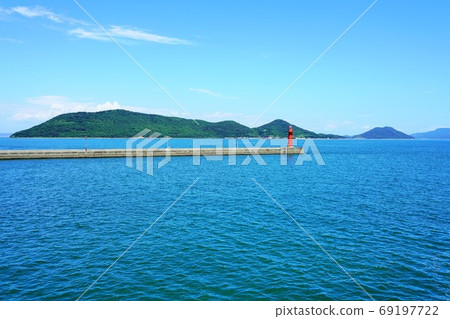 Aka Lighthouse and Setouchi Island, Megijima Aka Lighthouse and Setouchi Island, Megijima 69197722