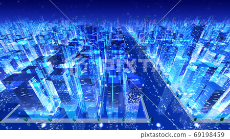 城市夜城建築建築物市政廳建築商務區辦公區3d圖背景回 城市夜城建築建築物市政廳建築商務區辦公區3d圖背景回 69198459